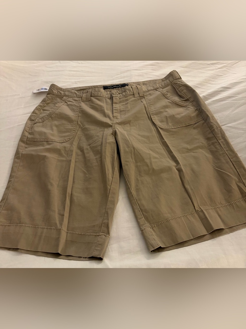 Calvin Klein Jeans Men's Tan Flat Front Shorts